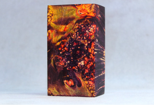 Stabilized Maple Burl Wood Mod Block